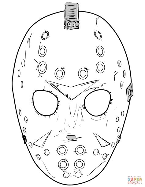 Printable Jason Coloring Pages